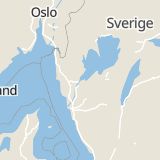 Karta som med röd fyrkant ramar in Vänersborg, Västra Götalands län