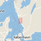 Karta som med röd fyrkant ramar in Frillesås, Veddige, Kungsbacka, Hallands län