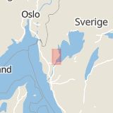 Karta som med röd fyrkant ramar in Brålanda, Gamla Kyrka, Vänersborg, Västra Götalands län