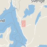 Karta som med röd fyrkant ramar in Sjövik, Länsvägen, Lerum, Västra Götalands län