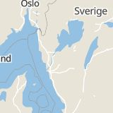 Karta som med röd fyrkant ramar in Trafikplats Skogsbo, Trollhättan, Västra Götalands län