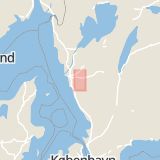 Karta som med röd fyrkant ramar in Hällingsjö, Härryda, Västra Götalands län