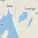 Karta som med röd fyrkant ramar in Havregatan, Mellerud, Västra Götalands län