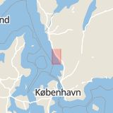 Karta som med röd fyrkant ramar in Stafsinge, Falkenberg, Hallands län