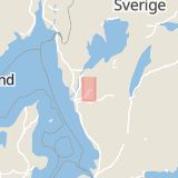 Karta som med röd fyrkant ramar in Kvarnbacken, Alingsås, Västra Götalands län