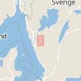 Karta som med röd fyrkant ramar in Kungälvsvägen, Enehagsvägen, Alingsås, Västra Götalands län