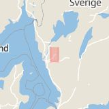 Karta som med röd fyrkant ramar in Gustav Adolfsgatan, Viktoriagatan, Alingsås, Västra Götalands län