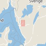 Karta som med röd fyrkant ramar in Gråbo, Norra Fiskaregatan, Alingsås, Västra Götalands län