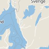 Karta som med röd fyrkant ramar in Nödinge, Tuve, Brogården, Alingsås, Västra Götalands län