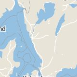 Karta som med röd fyrkant ramar in Bollebygd, Västra Götalands län