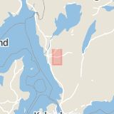 Karta som med röd fyrkant ramar in Svenljunga, Borås, Göteborg, Högsbo, Sahlgrenska Sjukhuset, Wingårdsgatan, Lergöksgatan, Bollebygd, Västra Götalands län