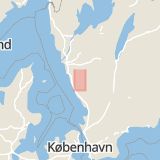 Karta som med röd fyrkant ramar in Trönninge, Kungsäter, Varberg, Hallands län