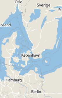 Översiktskarta som visar hela Sverige med en markör som visar ungefär var händelsen inträffat