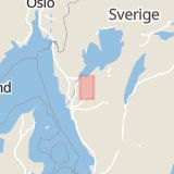 Karta som med röd fyrkant ramar in Stora Mellby, Gennevedsvägen, Alingsås, Västra Götalands län