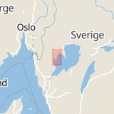 Karta som med röd fyrkant ramar in Tösse, Åmål, Västra Götalands län