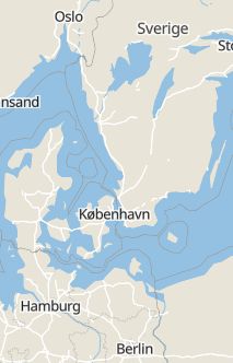 Översiktskarta som visar hela Sverige med en markör som visar ungefär var händelsen inträffat