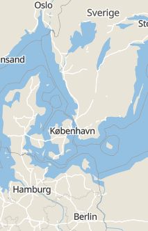 Översiktskarta som visar hela Sverige med en markör som visar ungefär var händelsen inträffat