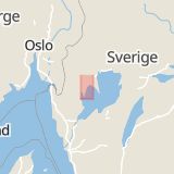 Karta som med röd fyrkant ramar in Myrgatan, Åmål, Västra Götalands län