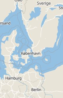 Översiktskarta som visar hela Sverige med en markör som visar ungefär var händelsen inträffat