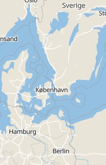 Översiktskarta som visar hela Sverige med en markör som visar ungefär var händelsen inträffat