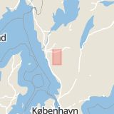Karta som med röd fyrkant ramar in Kinna, Nya Kinnavägen, Mark, Västra Götalands län
