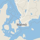 Karta som med röd fyrkant ramar in Stattena, Lilla Möllevångsgatan, Helsingborg, Skåne län