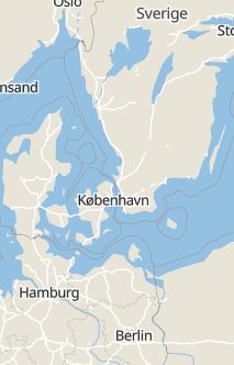 Översiktskarta som visar hela Sverige med en markör som visar ungefär var händelsen inträffat