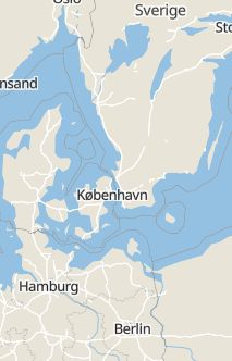 Översiktskarta som visar hela Sverige med en markör som visar ungefär var händelsen inträffat