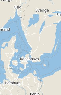 Översiktskarta som visar hela Sverige med en markör som visar ungefär var händelsen inträffat