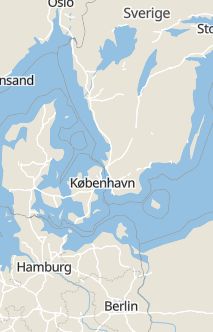 Översiktskarta som visar hela Sverige med en markör som visar ungefär var händelsen inträffat