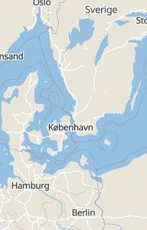 Översiktskarta som visar hela Sverige med en markör som visar ungefär var händelsen inträffat