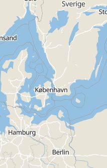 Översiktskarta som visar hela Sverige med en markör som visar ungefär var händelsen inträffat