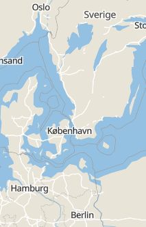 Översiktskarta som visar hela Sverige med en markör som visar ungefär var händelsen inträffat