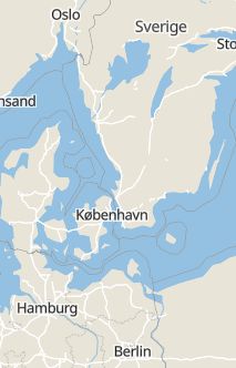 Översiktskarta som visar hela Sverige med en markör som visar ungefär var händelsen inträffat