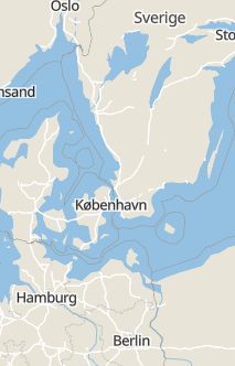 Översiktskarta som visar hela Sverige med en markör som visar ungefär var händelsen inträffat
