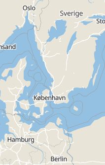 Översiktskarta som visar hela Sverige med en markör som visar ungefär var händelsen inträffat