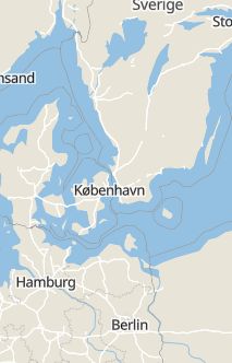 Översiktskarta som visar hela Sverige med en markör som visar ungefär var händelsen inträffat