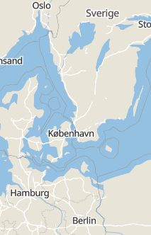 Översiktskarta som visar hela Sverige med en markör som visar ungefär var händelsen inträffat