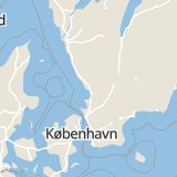 Karta som med röd fyrkant ramar in Glommen, Halmstad, Seminariegatan, Hallands län