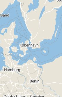 Översiktskarta som visar hela Sverige med en markör som visar ungefär var händelsen inträffat