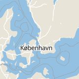 Karta som med röd fyrkant ramar in Hyllinge, Brännaregatan, Åstorp, Skåne län