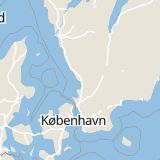 Karta som med röd fyrkant ramar in Halmstad, Styrmansgatan, Hallands län