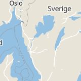 Karta som med röd fyrkant ramar in Gamla Skolvägen, Arentorp, Vara, Västra Götalands län