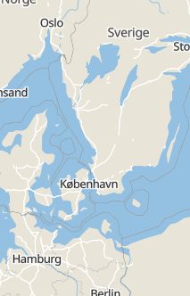 Översiktskarta som visar hela Sverige med en markör som visar ungefär var händelsen inträffat