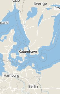 Översiktskarta som visar hela Sverige med en markör som visar ungefär var händelsen inträffat