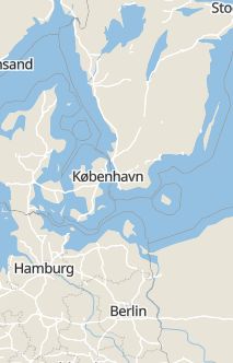 Översiktskarta som visar hela Sverige med en markör som visar ungefär var händelsen inträffat