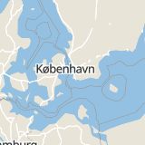 Karta som med röd fyrkant ramar in Limhamn, Hyllie Kyrkoväg, Malmö, Skåne län