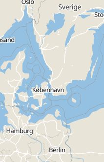 Översiktskarta som visar hela Sverige med en markör som visar ungefär var händelsen inträffat