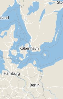 Översiktskarta som visar hela Sverige med en markör som visar ungefär var händelsen inträffat