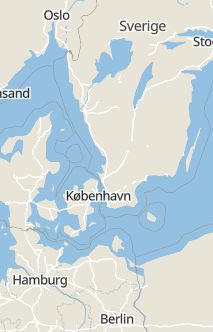 Översiktskarta som visar hela Sverige med en markör som visar ungefär var händelsen inträffat
